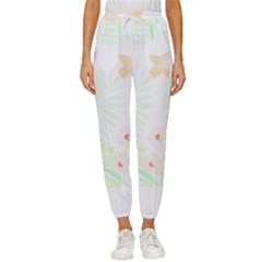 Hawaii T- Shirt Hawaii Flower Creative T- Shirt Cropped Drawstring Pants by maxcute