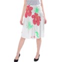 Hawaii T- Shirt Hawaii Flower Fashion T- Shirt Midi Beach Skirt View1