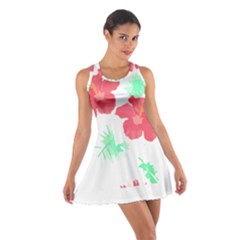 Hawaii T- Shirt Hawaii Flower Fashion T- Shirt Cotton Racerback Dress by maxcute