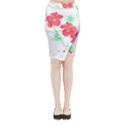 Hawaii T- Shirt Hawaii Flower Fashion T- Shirt Midi Wrap Pencil Skirt View1