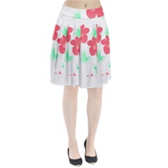 Hawaii T- Shirt Hawaii Flower Fashion T- Shirt Pleated Skirt by maxcute