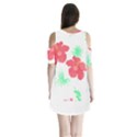 Hawaii T- Shirt Hawaii Flower Fashion T- Shirt Shoulder Cutout Velvet One Piece View2