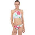 Hawaii T- Shirt Hawaii Flower Fashion T- Shirt Racer Front Bikini Set View1