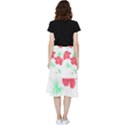 Hawaii T- Shirt Hawaii Flower Fashion T- Shirt Frill Hi Low Chiffon Skirt View2