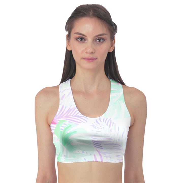 Hawaii T- Shirt Hawaii Flower Garden T- Shirt Sports Bra