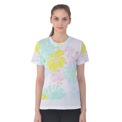 Hawaii T- Shirt Hawaii Flower Of Easter Garden T- Shirt Women s Cotton Tee by maxcute