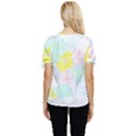 Hawaii T- Shirt Hawaii Flower Of Easter Garden T- Shirt Bow Sleeve Button Up Top View4