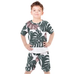 Hawaii T- Shirt Hawaii Flower T- Shirt Kids  Tee And Shorts Set by maxcute