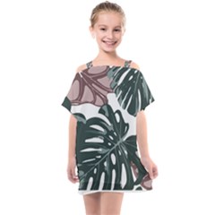 Hawaii T- Shirt Hawaii Flower T- Shirt Kids  One Piece Chiffon Dress by maxcute