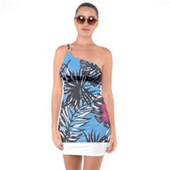 Hawaii T- Shirt Hawaii Flowering Trend T- Shirt One Soulder Bodycon Dress by maxcute