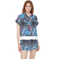 Hawaii T- Shirt Hawaii Flowering Trend T- Shirt Chiffon Lounge Set