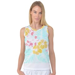 Hawaii T- Shirt Hawaii Flowers Modern T- Shirt Women s Basketball Tank Top by maxcute