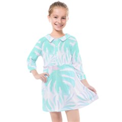 Hawaii T- Shirt Hawaii Forest Pattern T- Shirt Kids  Quarter Sleeve Shirt Dress by maxcute