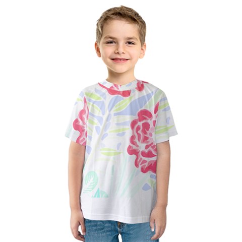 Hawaii T- Shirt Hawaii Forest Trend T- Shirt Kids  Sport Mesh Tee by maxcute