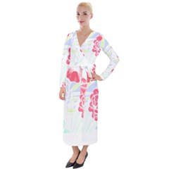 Hawaii T- Shirt Hawaii Forest Trend T- Shirt Velvet Maxi Wrap Dress by maxcute