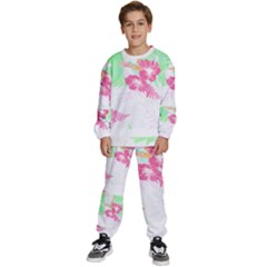 Hawaii T- Shirt Hawaii Garden Fashion T- Shirt Kids  Sweatshirt Set