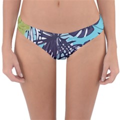 Hawaii T- Shirt Hawaii Garden Flora T- Shirt Reversible Hipster Bikini Bottoms by maxcute