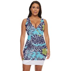 Hawaii T- Shirt Hawaii Garden Flora T- Shirt Draped Bodycon Dress by maxcute