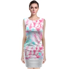 Hawaii T- Shirt Hawaii Glumiflorales Pattern T- Shirt Sleeveless Velvet Midi Dress by maxcute