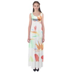 Hawaii T- Shirt Hawaii Hawaian Trend T- Shirt Empire Waist Maxi Dress by maxcute