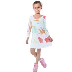 Hawaii T- Shirt Hawaii Hawaian Trend T- Shirt Kids  Long Sleeve Velvet Dress by maxcute