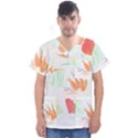 Hawaii T- Shirt Hawaii Hawaian Trend T- Shirt Men s V-Neck Scrub Top View1