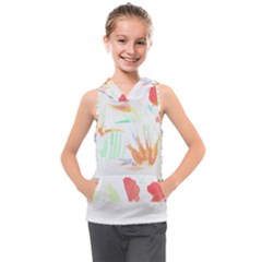 Hawaii T- Shirt Hawaii Hawaian Trend T- Shirt Kids  Sleeveless Hoodie by maxcute