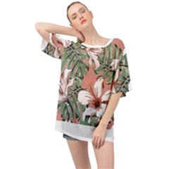 Hawaii T- Shirt Hawaii Hello Modern T- Shirt Oversized Chiffon Top by maxcute