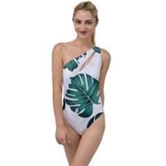 Hawaii T- Shirt Hawaii High Flower Modern T- Shirt To One Side Swimsuit