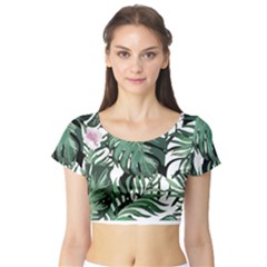 Hawaii T- Shirt Hawaii Hissing Fashion T- Shirt Short Sleeve Crop Top