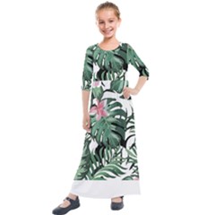 Hawaii T- Shirt Hawaii Hissing Fashion T- Shirt Kids  Quarter Sleeve Maxi Dress by maxcute