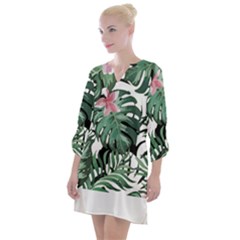 Hawaii T- Shirt Hawaii Hissing Fashion T- Shirt Open Neck Shift Dress by maxcute