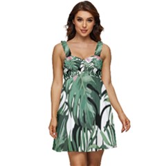 Hawaii T- Shirt Hawaii Hissing Fashion T- Shirt Ruffle Strap Babydoll Chiffon Dress