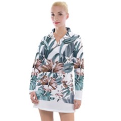 Hawaii T- Shirt Hawaii Hope Flowers Trend T- Shirt Women s Long Sleeve Casual Dress by maxcute