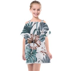 Hawaii T- Shirt Hawaii Hope Flowers Trend T- Shirt Kids  One Piece Chiffon Dress by maxcute