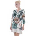 Hawaii T- Shirt Hawaii Hope Flowers Trend T- Shirt Open Neck Shift Dress View1