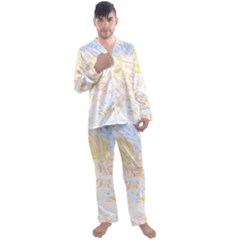 Hawaii T- Shirt Hawaii Hummingbirds Creative T- Shirt Men s Long Sleeve Satin Pajamas Set by maxcute