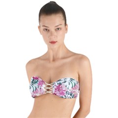 Hawaii T- Shirt Hawaii Ice Flowers Garden T- Shirt Twist Bandeau Bikini Top by maxcute