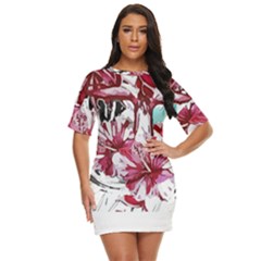 Hawaii T- Shirt Hawaii Indian Flower Modern T- Shirt Just Threw It On Dress