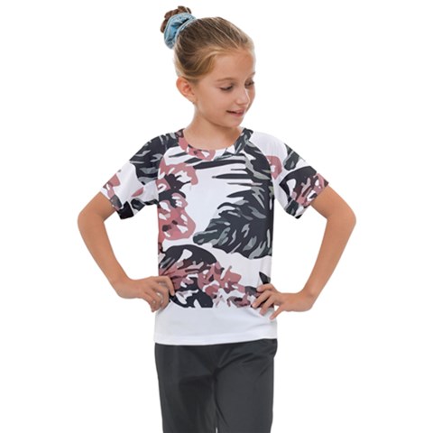 Hawaii T- Shirt Hawaii Krying Doors Pattern T- Shirt Kids  Mesh Piece Tee by maxcute