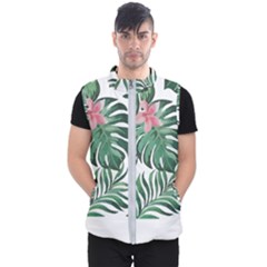 Hawaii T- Shirt Hawaii Leather Flower Garden T- Shirt Men s Puffer Vest