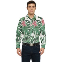 Hawaii T- Shirt Hawaii Leather Flower Garden T- Shirt Men s Long Sleeve  Shirt