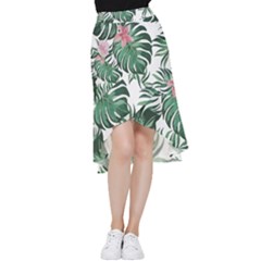 Hawaii T- Shirt Hawaii Leather Flower Garden T- Shirt Frill Hi Low Chiffon Skirt by maxcute