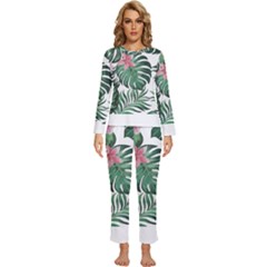 Hawaii T- Shirt Hawaii Leather Flower Garden T- Shirt Womens  Long Sleeve Lightweight Pajamas Set by maxcute