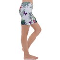 Hawaii T- Shirt Hawaii Lent Flowers Pattern T- Shirt Kids  Lightweight Velour Capri Yoga Leggings View3