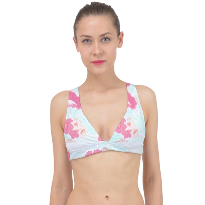 Hawaii T- Shirt Hawaii Lis Flowers Trend T- Shirt Classic Banded Bikini Top