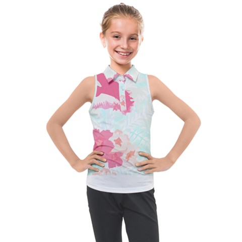 Hawaii T- Shirt Hawaii Lis Flowers Trend T- Shirt Kids  Sleeveless Polo Tee by maxcute