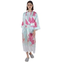 Hawaii T- Shirt Hawaii Lis Flowers Trend T- Shirt Maxi Satin Kimono by maxcute