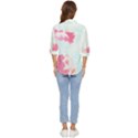 Hawaii T- Shirt Hawaii Lis Flowers Trend T- Shirt Women s Quarter Sleeve Pocket Shirt View4