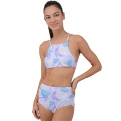 Hawaii T- Shirt Hawaii Love Flowers Trend T- Shirt High Waist Tankini Set by maxcute